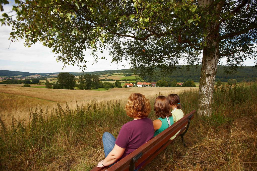 Gasthaus Zum Lindenwirt Hotel Oberweser ภายนอก รูปภาพ